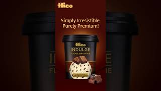 Premium Indulge Fudge Brownie  Hico Ice Cream Pakistan [upl. by Ihn]