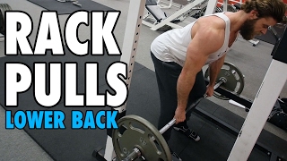 Rack Pulls  Lower Back  HowTo Exercise Tutorial [upl. by Odravde113]