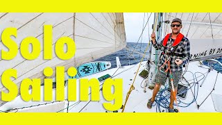 Solo Sailing Catamarans good idea or bad Learning By Doing Ep219 [upl. by Nerw]