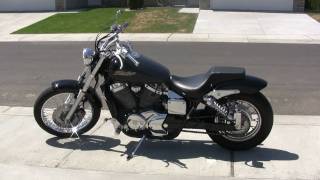 2005 Honda Shadow Walk Around custom Cobra Streetrod Exhaust [upl. by Lerred]