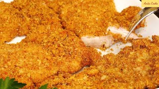 Crispy Breaded Chicken in the Oven [upl. by Lisa]