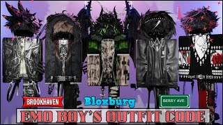 New Aesthetic Outfit Codes for Bloxburg Berry Avenue and Brookhaven  Boy Outfits Code 2024 Part 21 [upl. by Cochard]