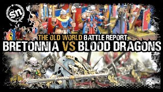 Kingdom of Bretonnia vs Vampire Counts  The Old World Battle Report [upl. by Terrene37]