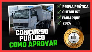 Dicas De Como Ser Aprovado Em Prova Prática Concurso Público De Motorista Caminhão Ônibus 2024 [upl. by Aehtrod]