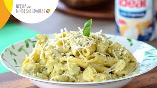 Pasta con Pollo al Pesto  Nestle por Niños Saludables [upl. by Ifar]