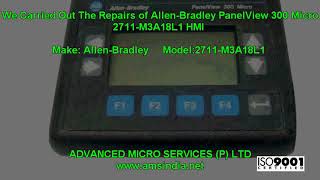 AllenBradley Panel View 300 Micro 2711M3A18L1 HMI Repairsamsindianet [upl. by Doomham136]