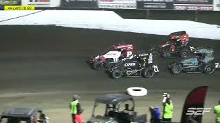 1010 POWRi National amp West Midget League Sooner State 55  Highlights [upl. by Arahat221]