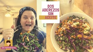 Aderezos para ENSALADAS sin mayonesa y sin aceite FACIL y RAPIDO saludable VEGANO [upl. by Aelyk]