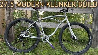 Modern KLUNKER build All the modern MTB Parts goodness and 275 on a 26 inch cruiser bike frame [upl. by Akemat959]