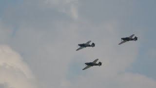 4K Hawker Hurricanes at Duxford Battle of Britain airshow 2023 [upl. by Giorgi]