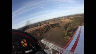 Challenging approach and landing in Eurostar EV97 at EFTO  Torbacka Airfield in Finland [upl. by Pavla469]