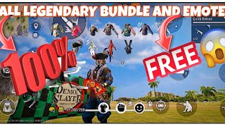 FREE FIRE ALL LEGENDARY BUNDLE AND EMOTE FREE 🤯  IN THIS CRAFTLAND MAPS 🤯 [upl. by Pius731]