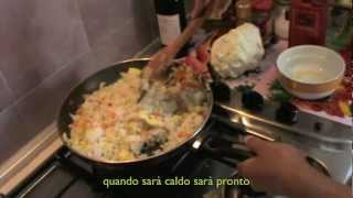 Ricetta dalla Cina Riso con le verdure ENG SUB ITA Le ricette Bioexpress dal mondo [upl. by Notlef860]