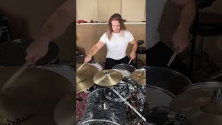 Groovy drumming madness drummer drumcover drums posthardcore discoverunder5k [upl. by Merci]