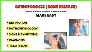 Osteoporosis pathophysiology symptoms diagnosis treatment management pathology made easy [upl. by Balthasar]