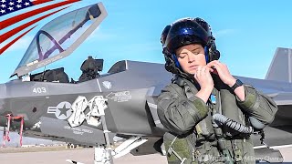 Female Fighter Pilot to fly the F35C CarrierBased CV [upl. by Scrivings]