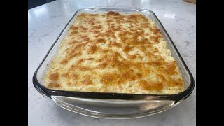 Bacalhau com Natas  Portuguese Baked Codfish with Cream [upl. by Duke]