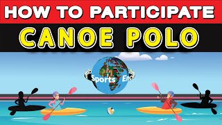 How To Play Canoe Polo a combination of water polo basketball and kayaking [upl. by Cinimod]