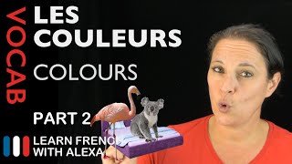 Colours in French Part 2 basic French vocabulary from Learn French With Alexa [upl. by Linehan]