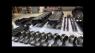 Lamborghini V12 engine rebuild Part 3 stripdown finished what next [upl. by Ytsur]