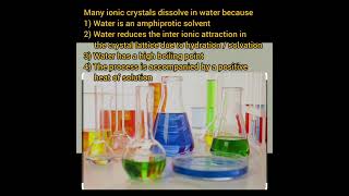 NEET Chemistry  Many ionic crystals dissolve in water because [upl. by Nila133]