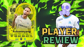 SBC A FAIRE   AUBAMEYANG RADIOACTIVE PLAYER REVIEW  EA FC 24 [upl. by Dorman]