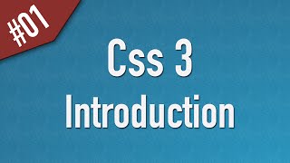 Learn Css3 in Arabic 01  Introduction and Whats New in Css 3 [upl. by Nywra]