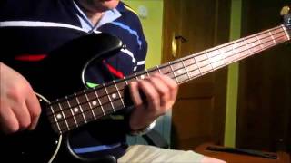 Satin Doll Bass Improvisation [upl. by Lekcar199]