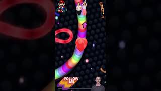 Slitherio  A Cobrinha Beijoqueira de Cara de Coração 💋❤️🐍Slitherio Gameplay [upl. by Lrub]