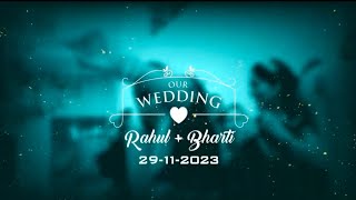 wedding Highlights videoRahul Weds Bharti29112023Praveen photo studio contNo 7056955938 [upl. by Llacam672]