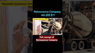 Reinsurance Company क्या होती है REINSURANCE [upl. by Anaitsirc]