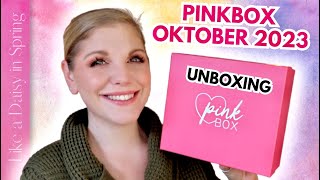 Ein quotEYECATCHERquot PINKBOX Oktober 2023 Unboxing  LikeADaisyInSpring [upl. by Latvina]