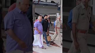 Mohanlal in kannur airport mohanlal 500subs viral inauguration kannur [upl. by Suehtomit]