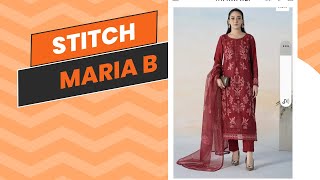 Maria b stitch review 17102024 sehrishsheraz7521 dress likeandsubscribe trending [upl. by Anyaj]