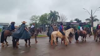 Chegada da Chama Crioula em Giruá [upl. by Annerahs]