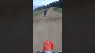 How I almost killed myself on KTM SX 150 shorts [upl. by Robbyn168]