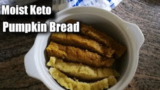 How to make a Moist Pumpkin Bread  Keto Bantingfriendly [upl. by Aneroc]