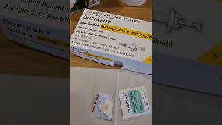 Self injecting Dupixent — heres what it looks like [upl. by Arluene]