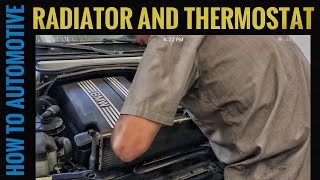 How To Replace The Radiator And Thermostat On A BMW 3 Series E46 [upl. by Ardnu]