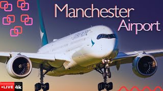 Live Manchester Airport Plane Spotting [upl. by Eilasor631]