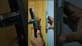 how to install a door lockviralvideoshortfeeddiyshortvideo [upl. by Hermina]