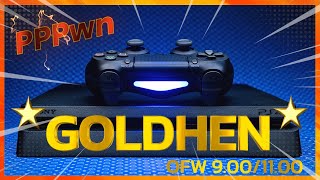 Jailbreak PS4 Exploit PPPwn avec le GOLDHEN en logiciel système 900 et 1100 [upl. by Clarie958]