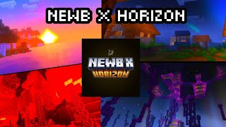 newb x horizon lightweight and realisticshader for mcpe patch 121 [upl. by Jenelle]