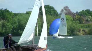 RS200 Dinghy Planing 2030 Kts Hykeham Sailing Club [upl. by Carolus]