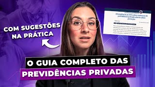 O Guia Completo das PREVIDÊNCIAS PRIVADAS pra que serve como escolher vale a pena ou não [upl. by Annawak905]