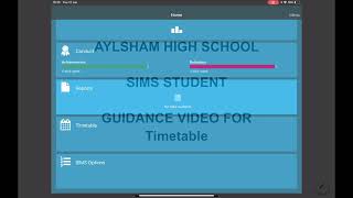 SIMS Student  Timetable [upl. by Alisan]