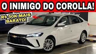 NOVO MONZA NO BRASIL NOVO SEDAN MÉDIO BRASILEIRO DA CHEVROLET É O PESADELO DO COROLLA [upl. by Greyson]