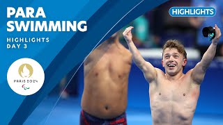 🏊 Para Swimming Highlights  Day 3  Paris 2024 Paralympic Games [upl. by Aneeled212]