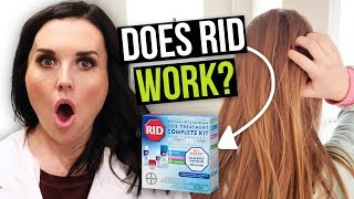 Rid Lice Removal Product Review  Does Rid REALLY WORK [upl. by Merriott236]