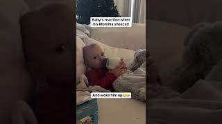 Baby reaction 😅funnytrynottolaughchallange [upl. by Og]